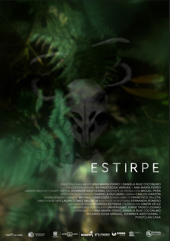 Cartel Estirpe (Dir. Ana María Ferro, 2022) Colombia.15 min.