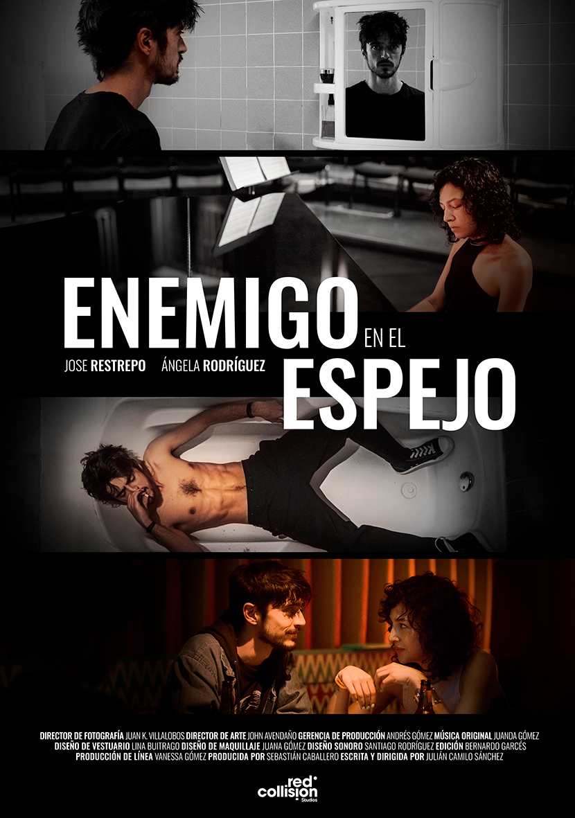 Enemigo en el espejo afiche