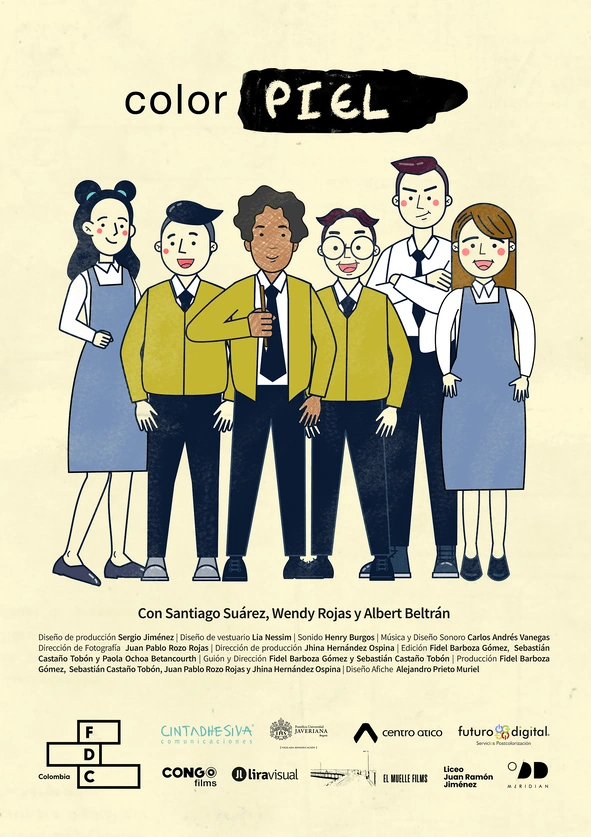 Color piel poster