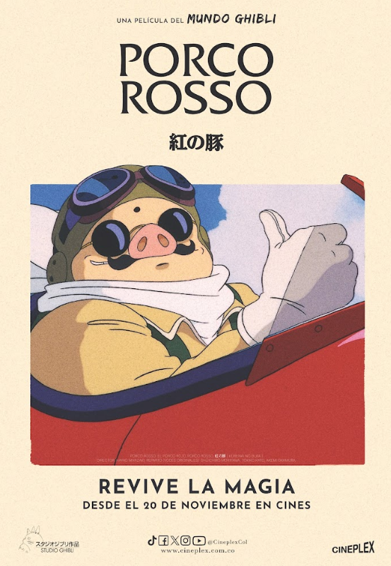 Porco Rosso afiche