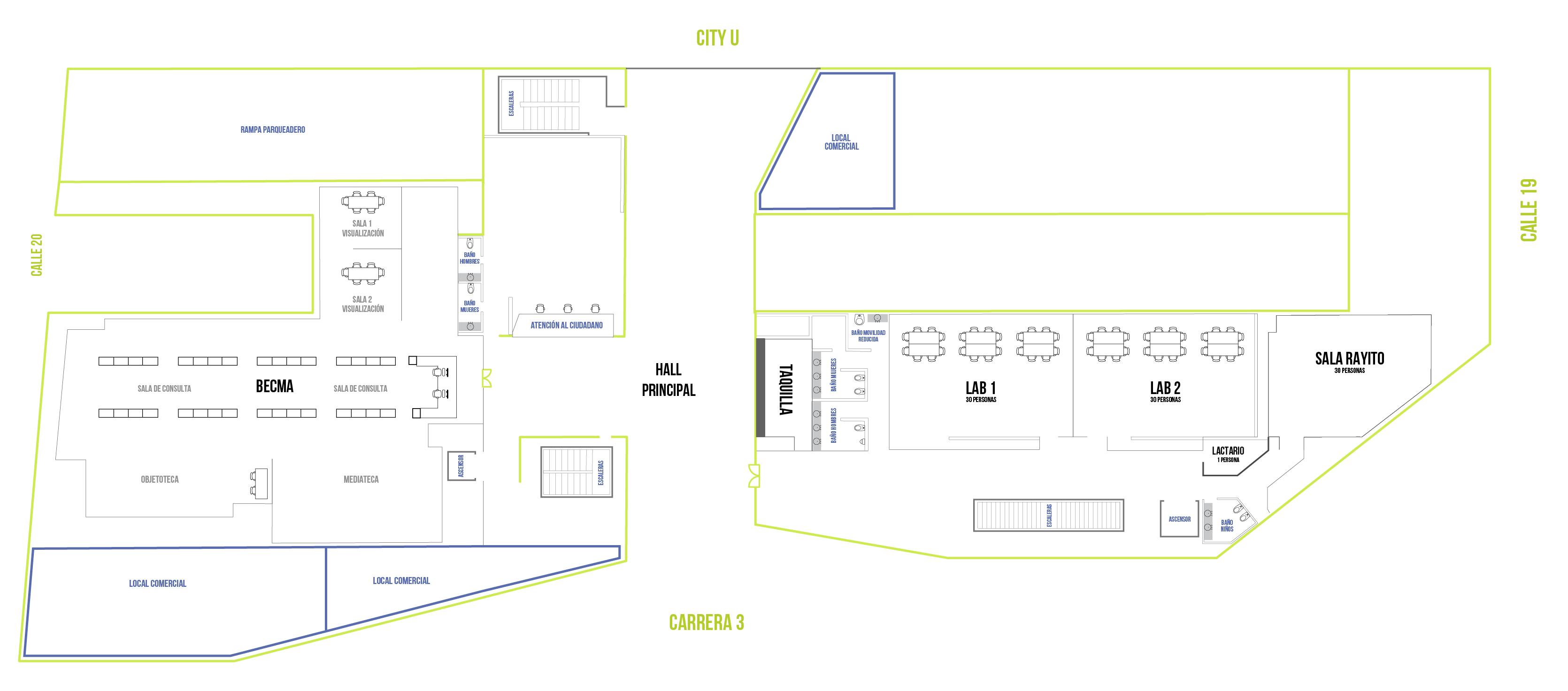 Locales comerciales - plano