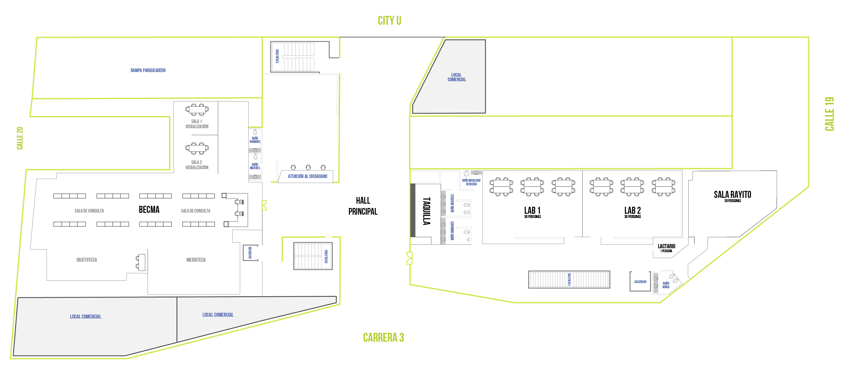 Locales comerciales - plano
