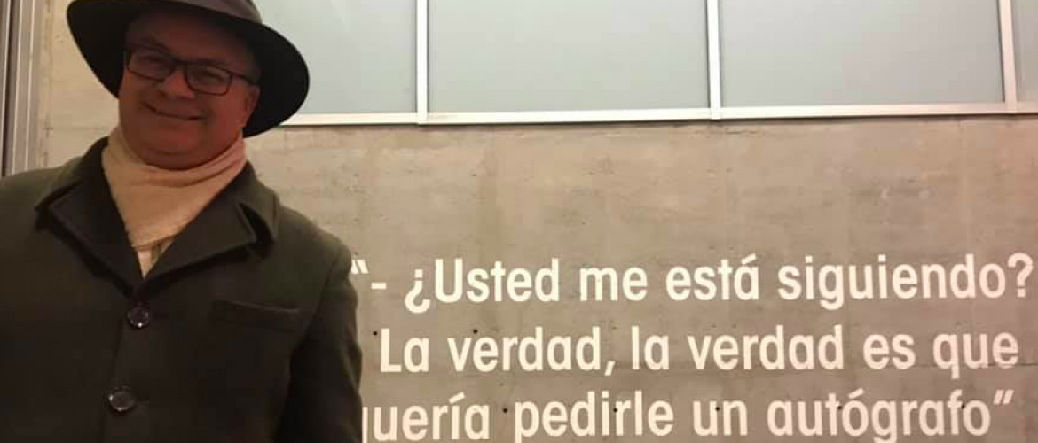 Manuel Arias hombre en la Cinemateca