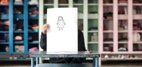 Dibujo niña