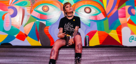 mujer grafitera 