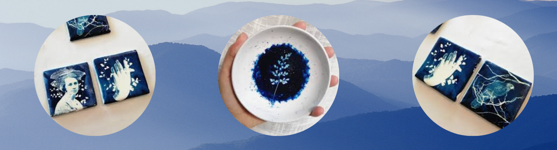 Cianotipia en cerámica