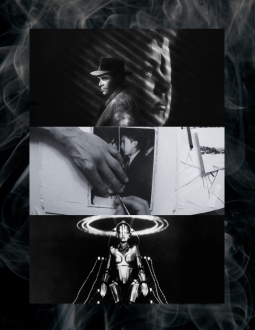 Collage con estética de Fritz Lang