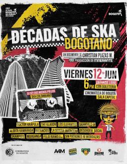 Poster de Dècadas de ska bogotano