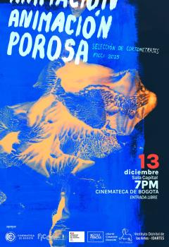 Poster de la Curaduría Porosa Animación 