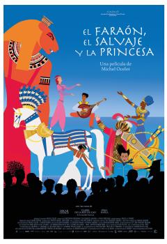 Poster de la película El faraón, el salvaje y la princesa