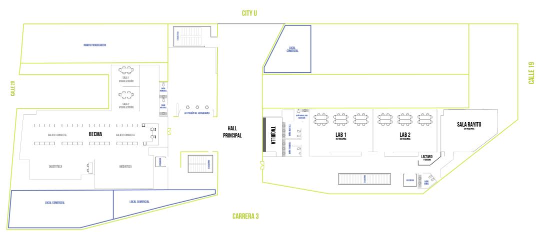 Locales comerciales - plano