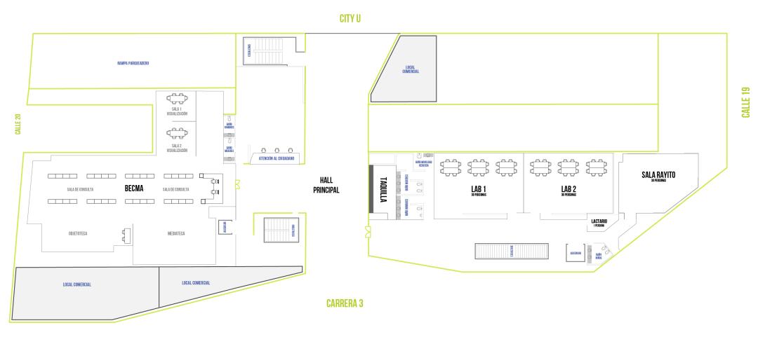 Locales comerciales - plano